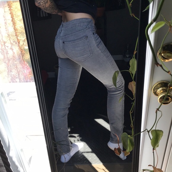 Free People Grey Corduroy Jean pants Size 26 - Picture 4 of 10